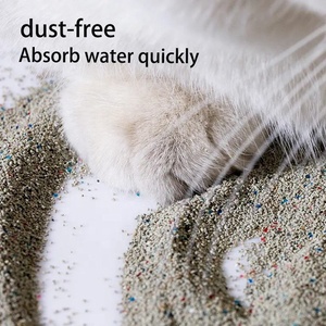 Gute Qualität Massen rabatte Ultra Absorbent Low Dust Geruchs kontrolle Desodor ierung Crushed Sodium Crushed Bentonite Katzenstreu sand - Product Image 5