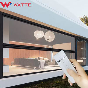 Système de fenêtres en verre aluminium rétractable à glissement vertical motorisé avec guillotine relevable pour restaurant commercial et bar - Product Image 6