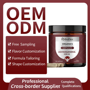 OEM Etiqueta Privada HALAL GMP certificado natural puro orgánico 600mg Ashwagandha KSM 66 Extracto de hierbas de raíz cápsula suplementos a granel - Product Image 5