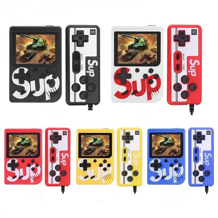 Hot Selling Portable Handheld Mini SUP Classic Arcade Video Game Console Retro 400 in 1 Kids and Family Games Console