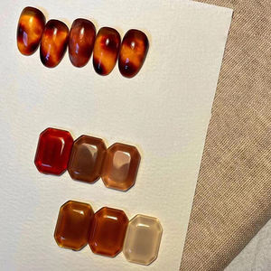 AILANUO - Esmalte de Uñas en Gel UV de 9 Colores de la Serie Ámbar, Base No Tóxica, Vegano, Ecológico, Sin HEMA, Curado con Lámpara LED/UV, Uso Profesional, OEM/ODM - Product Image 1