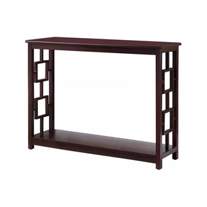 Mesa Consola de Madera Maciza Tallada a Mano, Mueble de Sala de Estar, Elegante Mesa Consola de Diseño para Entrada con Artesanía Clásica en Madera - Product Image 5