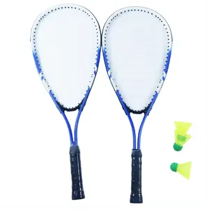 Raquete de Squash para Exterior Conjunto de Raquetes de Badminton de Velocidade Personalizada Leve