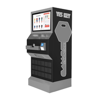 Nouveau Concept Machine Distributrice de Clés Doubles Noire Entièrement Automatique – Machine à Tailler les Clés en Libre-Service