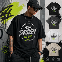 T-shirts pour hommes en coton, style décontracté, imprimés graphiques vintage, lettres, vêtements de créateurs américains, vente chaude