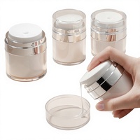 Flacon Pompe Vide de Voyage Haut de Gamme pour Crème Visage, Cosmétiques, Soins de la Peau, Fond de Teint et Lotion – Portable et Rechargeable