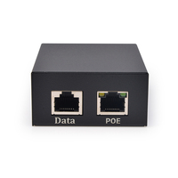 Divisor PoE Gigabit Ethernet SDaPo PS1248G con Carcasa Metálica, Estándar PoE++ de 2.5G, Salida de 12V 3-4A para Sistemas de Cámaras de Seguridad Doméstica