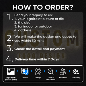 Enseigne 3D à haute luminosité, enseigne en métal vintage, enseigne en lettres en acier inoxydable, enseigne personnalisée avec logo, enseigne lumineuse pour agence immobilière - Product Image 2