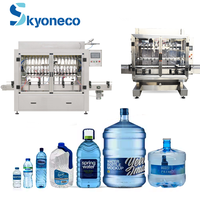 Usine d'eau minérale entièrement automatique SKYONE/machine d'embouteillage d'eau pour la machine de fabrication de bouteilles en plastique pur