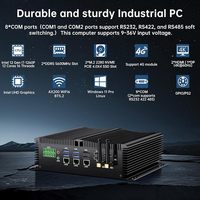 Mini PC Industrial Equipado con Core I7-1260P, 12 Núcleos 16 Subprocesos, Frecuencia Turbo Máxima: 4.7GHz, 18MB de Caché. Windows 11 Pro