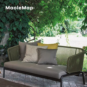 Chaises de restaurant Ensembles de jardin Fauteuils avec accoudoirs Mobilier d'extérieur en aluminium de luxe Canapé nordique Hôtel Patio Bistro Daybed <span class=keywords><strong>Transat</strong></span> Piscine - Product Image 5