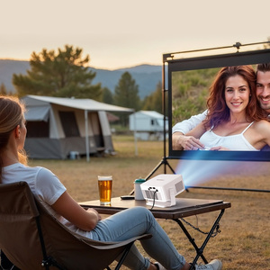 Nuevo Proyector Ultracompacto 2026, 720P 1080P, HY300 GT, 400 ANSI, Corrección Trapezoidal Automática, Sistema Operativo TV Certificado, WiFi, BT5.0, Estéreo, Portátil - Product Image 3