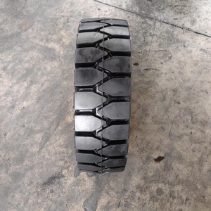 חלקי חילוף לגזה צמיגי גומי מוצק תעשייתי 6.50-10 מלגזה צמיג מוצק עם 5.00f-10 רימות פלדה - Product Image 2