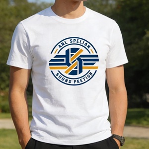 CT0007 High Quality 100% Cotton Man T-<strong>Shirt</strong> Solid Design Print Custom <strong>White</strong> Men T-<strong>Shirt</strong> Printing - Product Image 1