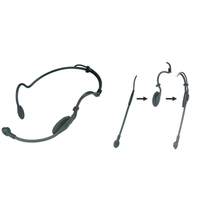 Microphones Lavalier Neutron avec Écouteurs – Kit Complet Léger Cardioïde Anti-Bruit Filaire à Porter sur la Tête, Incluant les Accessoires