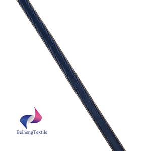 Pita Sutra Glitter Emas Biru Keluaran Baru Tepi Grosgrain untuk Pohon Natal - Product Image 4