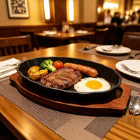 Poêle Teppanyaki en fonte compatible induction, ensemble d'ustensiles de cuisine en fonte, Panelas De Ferro Fundido, Marmite De Cuisine