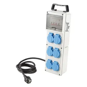 Hộp Phân Phối Điện Di Động Ngoài Trời 16A 6Way, Bảng Phân Phối IP44 MCB - Product Image 2