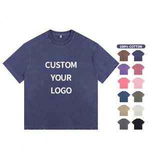 เสื้อยืดคอโอ แขนสั้น ทรงโอเวอร์ไซส์ ผ้าฝ้าย 100% หนัก 260GSM ระบายอากาศได้ดี กันยับ ใส่ได้ทั้งชายและหญิง สไตล์สตรีทแวร์ ไซส์พลัส - Product Image 2