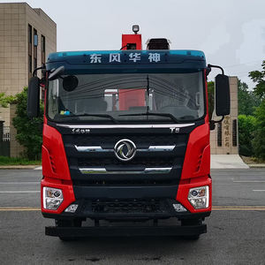 رافعة مستعملة صناعة صينية معدات رافعة 6x4 10 طن رافعة مسطحة مركبة على شاحنة - Product Image 6