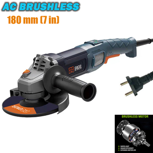 Máy Mài Góc Không Chổi Than AC 180Mm 2200W, Dụng Cụ Điện Hạng Nặng 8500 <span class=keywords><strong>R</strong></span>/Phút - Product Image 1