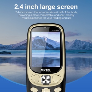 En Stock, Teléfono Móvil Super Slim 3310 con Doble SIM, Diseño Metálico, Linterna Grande y Batería Integrada - Product Image 3
