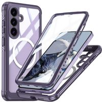 Étui de protection magnétique 360° étanche pour Samsung Galaxy S25 Ultra Plus S23, compatible avec la charge sans fil, pour Galaxy S24 Ultra