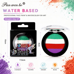Ensemble de peinture pour le visage et le corps Panwenbo, peinture corporelle pour adultes et enfants, peinture pour le visage à base d'eau lavable pour Halloween, fête costumée, cosplay - Product Image 4