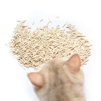 OEM ODM Marque Privée Litière pour Chat au Tofu Fibres Naturelles de Soja et de Pois Super Absorbantes Meilleur Prix d'Usine