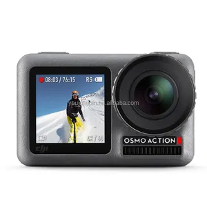 DJI Osmo动作运动摄像机防水摄像机，带双屏4k运动摄像机vs Insta360 ONE R RockSteady 4K HDR视频
