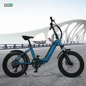 LVCO mujer Guangdong plegable ebike 16 neumáticos plegable ebike plegable bicicleta de montaña plegable eléctrica fábrica personalizada MOQ 30PCS