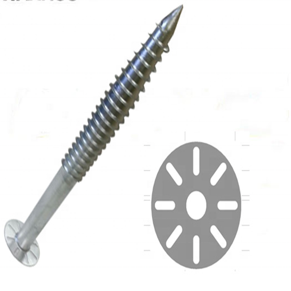 Горячеоцинкованная сталь Q235, заземляющий винт для установки на солнечных батареях