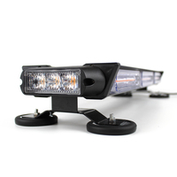 Nouvelle mise à niveau 14 pouces véhicule LED avertissement barre lumineuse stroboscopique magnétique sur le toit lumière clignotante d'urgence 12V 24V IP67 étanche 13