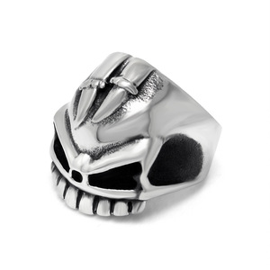 Skull <b>Titanium</b> Steel <b>Ring</b> Men's Fashion Accessory Party Jewelry SA854 - Product Image 1