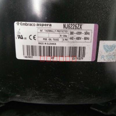 NJ6226ZX R134a 380v 50hz 1ph Refrigeration Compressor for Embraco