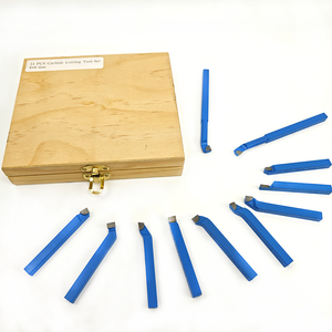 Ensemble de 11 outils de tournage soudés pour petits tours, jeu d'outils de tournage avec lame de 8 mm - Product Image 5