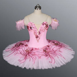 Tutú de Ballet Profesional para Niñas, Disfraz de Ballet del Lago de los Cisnes <span class=keywords><strong>Blanco</strong></span>, Falda Tutú de Bailarina para Niñas - Product Image 1