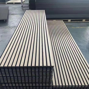 Tốt nhất chống cháy âm thanh Bảng điều khiển tường gỗ Veneer 3D trang trí thanh <span class=keywords><strong>S</strong></span> cho trang trí nội thất tấm Tường Bảng âm thanh tấm - Product Image 5