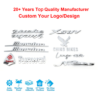 Placa de Identificación de Plástico con Logotipo Personalizado del Fabricante, Emblemas Cromados para Automóviles en 3D ABS, para Su Marca, Gran Venta en Estados Unidos