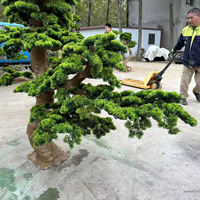 Großhandel Maßgefertigter Großer Künstlicher Garten-Kiefernbaum Spezielle Form Indoor Fiberglas Holz-Kiefer