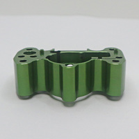 Precise Alignment CNC Machining OEM Aluminum Milling Drilling Auto Parts Green Anodize Sandblast Precise Tolerance Custom Parts