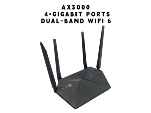 E2603 AX3000 WiFi 6 <span class=keywords><strong>Router</strong></span> Gigabit 4-Port 4-Antennen Dual-Band WLAN-<span class=keywords><strong>Router</strong></span> mit WPA3-Sicherheit für Zuhause und Büro - Product Image 1