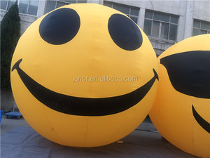 Éclairage d'événements en plein air, visage souriant gonflable, émoticône pour la publicité - Product Image 5