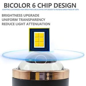 IDISON <span class=keywords><strong>W2</strong></span> Tricolor 3 pulgadas Bi-LED Proyector Versión Alta calidad 55W 45W 12V 6000K 4300K 3000K Faro antiniebla para automóvil Nuevo - Product Image 4