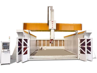 Machine de fraisage CNC 5 axes standard américaine 4080 pour ateliers de sculpture et de travail du bois professionnels, machine de gravure 5 axes