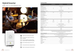 <span class=keywords><strong>Onduleur</strong></span> hybride Deye 5 kW Manuel Europe en stock Batterie 48 V 230 VAC Monophasé CE Fiche technique Schéma de câblage - Product Image 6