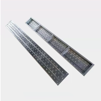 Planche en acier perforée pour échafaudage, plateforme métallique pour la construction