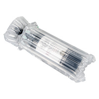 Emballage gonflable, colonne d'air, sac à chambre à air pour bouteille de vin, 24*42cm, épaisseur 70um, matériau PEPA, transparent, logo personnalisé
