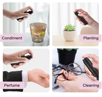 Atomiseur de voyage portable 8ml Mini vaporisateur d'eau de Cologne rechargeable Petit distributeur de liquide vide pour parfum Lotion après-rasage