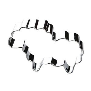 Wanlihao Personnalisé Mignon Mouton Forme En Acier Inoxydable Emporte-pièce Moules À Biscuit Presse Outils De Cuisson - Product Image 6